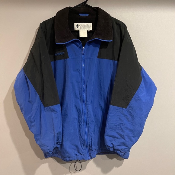 Columbia Other - Columbia Vintage Fleece Lined Blue & Black Men's Jacket